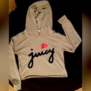 Juicy Couture cropped hoodie
